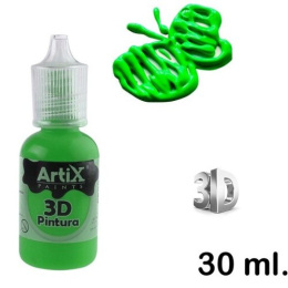 Farba Konturówka 3D zielona ARTIX
