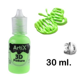 Farba Konturówka 3D zielona limonka ARTIX