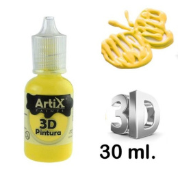 Farba Konturówka 3D żółta ARTIX