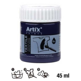 Farba do tkanin 45ml niebieska ultramaryna Arti