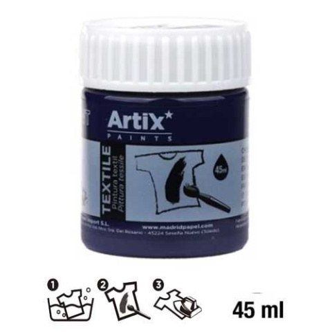 Farba do tkanin 45ml niebieska ultramaryna Arti Farba do tkanin 45ml niebieska ultramaryna Arti