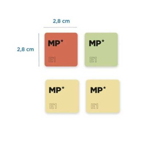 Gumki do ścierania 4szt pastel MP Gumki do ścierania 4szt pastel MP