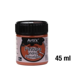Farba do ceramiki i szkła 45ml brązowa PP661-11