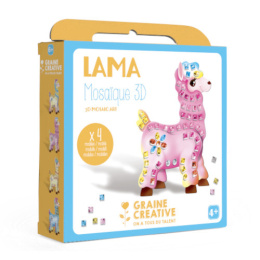 Mozaika 3D Lama 4szt 750130