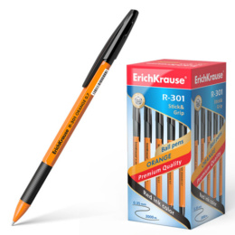 Długopis R-301 Stick&Grip Orange 0,7 czarny (50) 39533