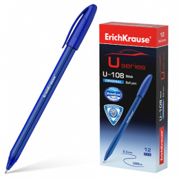 Długopis U-108 Stick 1,0 Ultra Glide niebieski (12) 53738