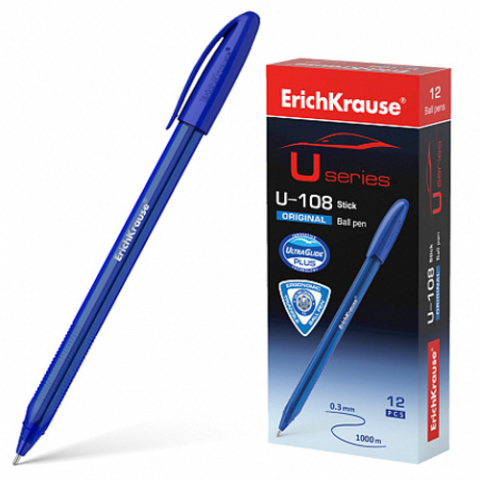 Długopis U-108 Stick 1,0 Ultra Glide niebieski (12) 53738 Długopis U-108 Stick 1,0 Ultra Glide niebieski (12) 53738