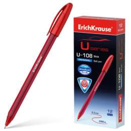 Długopis U-108 Stick Ultra Glide czerwony (12) 53741
