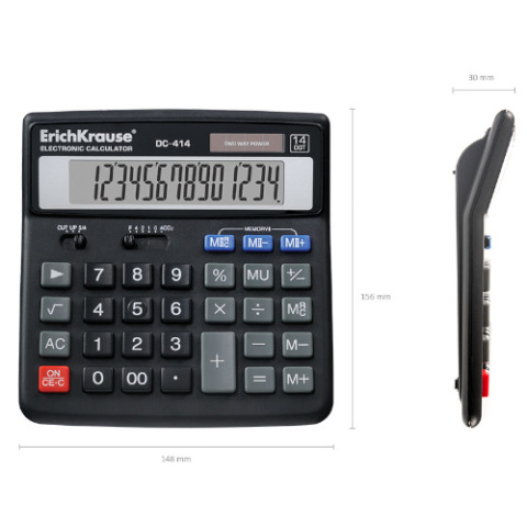 Kalkulator 14-digit DC-414 (10) 40414 Kalkulator 14-digit DC-414 (10) 40414