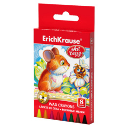 Kredki świecowe woskowe 8kol (24) 58610