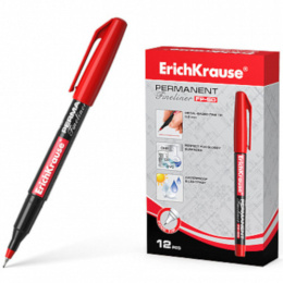 Marker permanentny FP-50 czerwony (12) 37070