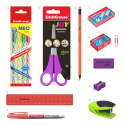 Organizer na biurko z wyposażeniem Mini Desk pomarańczowy 53229