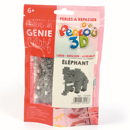 PERLOU 3D koraliki wprasowanki Słoń 731456