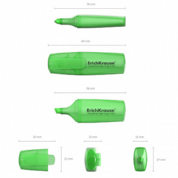 Zakreślacz Visioline Mini Spring zielony (10) 48787